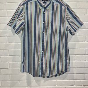 Short sleeve Tommy Hilfiger cotton button down